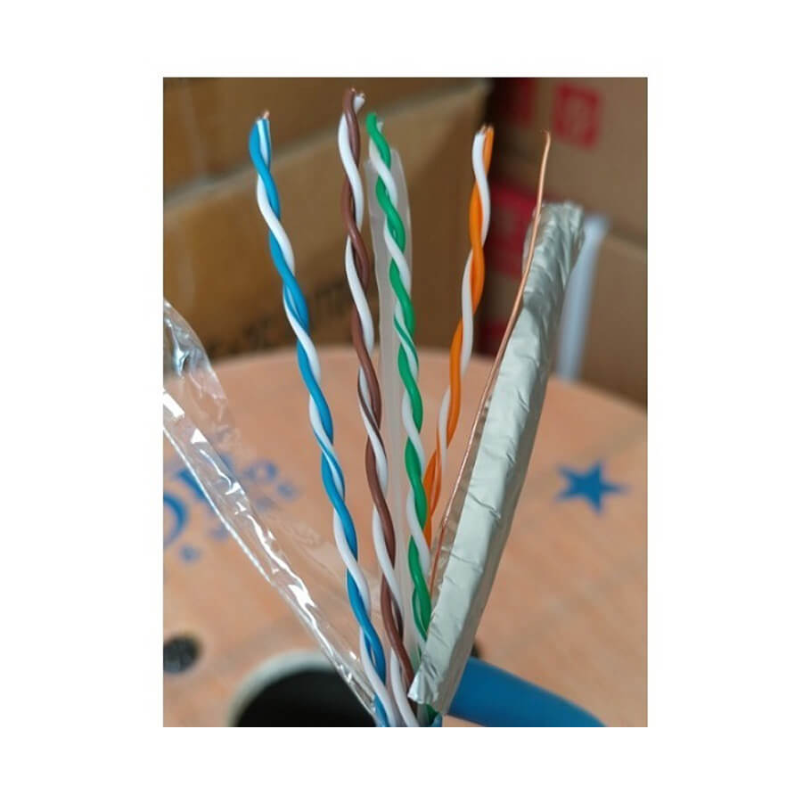 Cáp mạng HDPRO CAT6 FTP + 2C Copper Outdoor